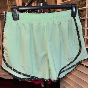 Nike Women's Mint Green Running Shorts